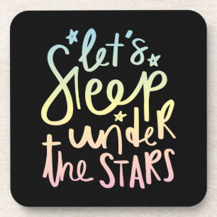 Posavasos Dormamos bajo las estrellas