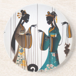 Posavasos Dos bellezas