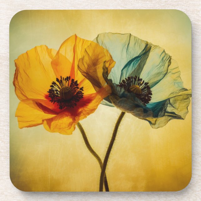 Posavasos Dos flores (Frente)