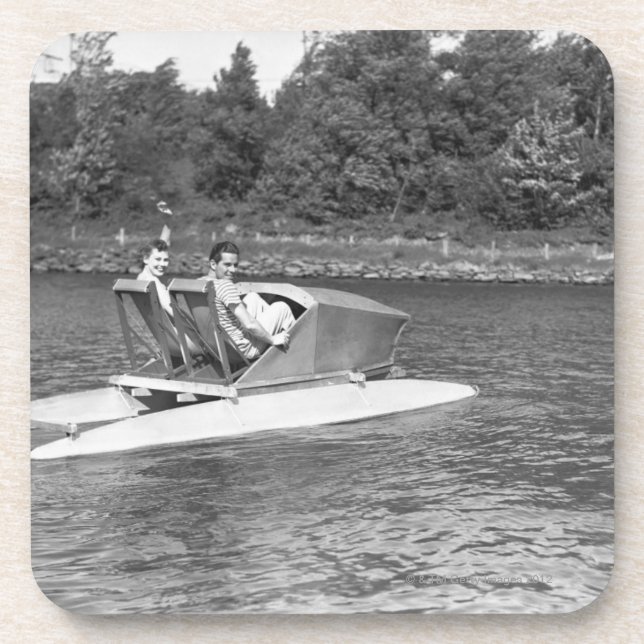 Posavasos Dos hombres (Frente)