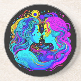 Posavasos Dos mujeres