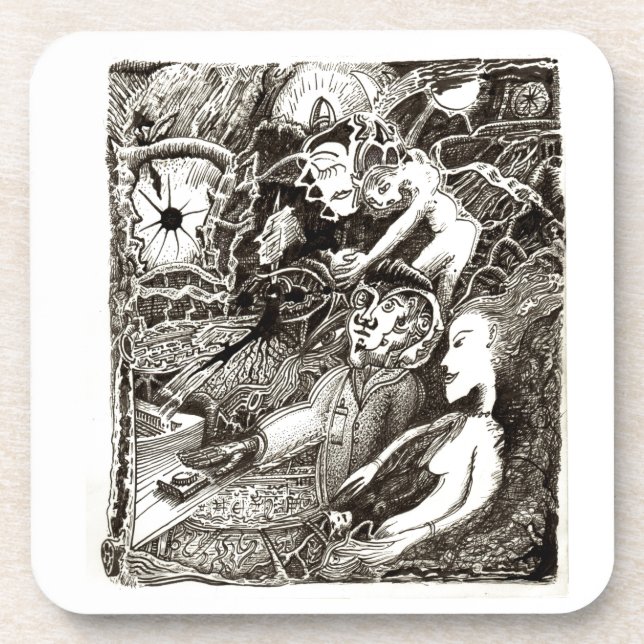 Posavasos Dos mundos (Frente)