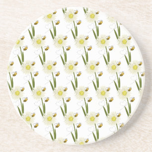 Posavasos Dos pequeñas y lindas abejas