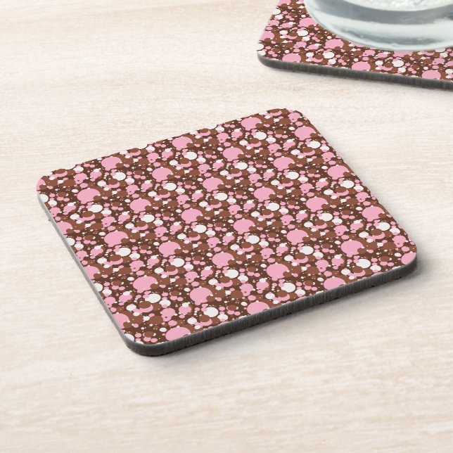 Posavasos Dots napolitanos 03-Brown Med. (Lado Izquierdo)