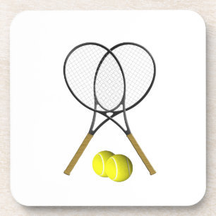 Posavasos Doubles Tennis Sport Theme