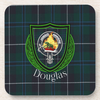 Posavasos Douglas Scottish Clan Tartan & Crest