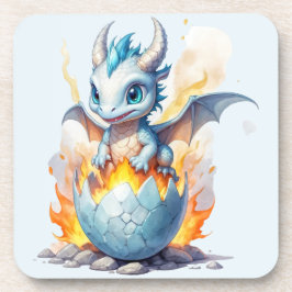 Posavasos Dragón Azul Encantador Frostfire
