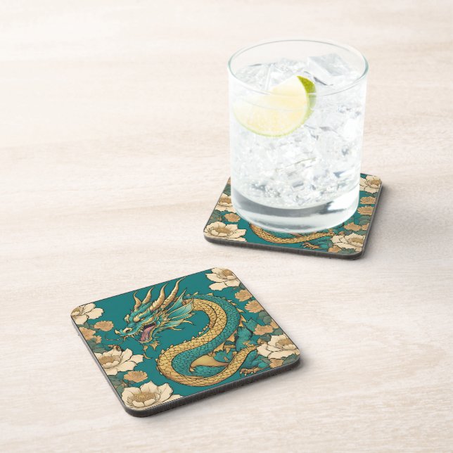 Posavasos Dragon Bebida Coaster (Lado Derecho)