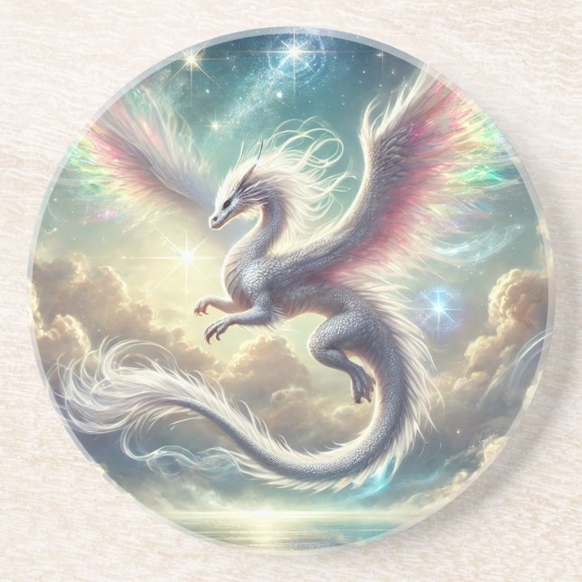 Posavasos Dragón blanco (Frente)