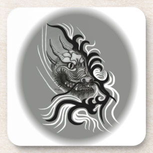 Posavasos Dragón chino en tatuaje