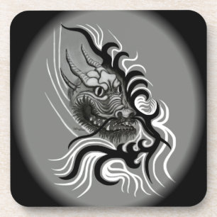 Posavasos Dragón chino en tatuaje