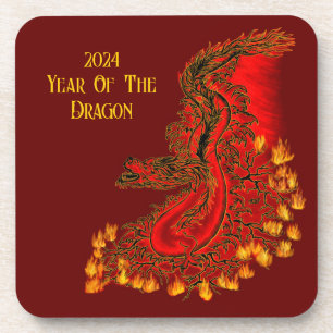 Posavasos Dragón De China, 2024 Año Del Dragón