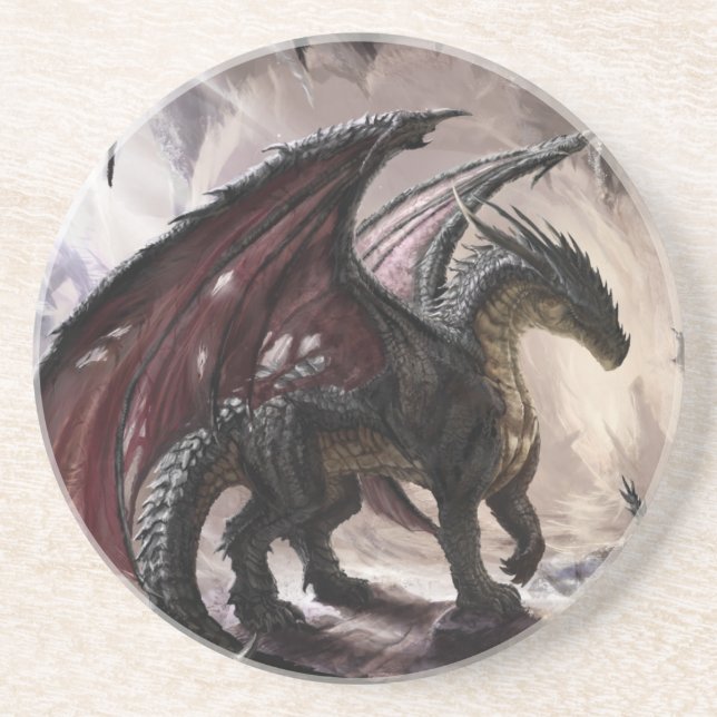 Posavasos Dragón En Cueva (Frente)