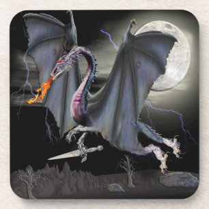 Posavasos Dragon Fantasy art
