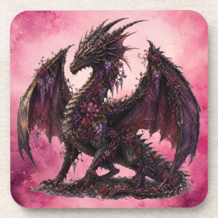 Posavasos Dragón Flor Dragón de Fantasía Botánica