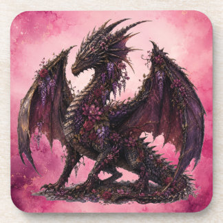 Posavasos Dragón Flor | Dragón de Fantasía Botánica
