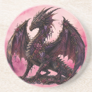 Posavasos Dragón Flor | Dragón de Fantasía Botánica
