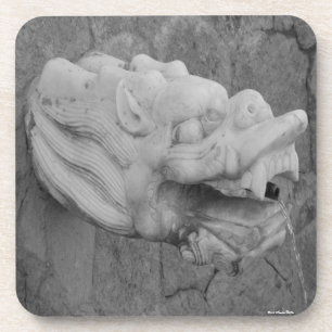 Posavasos Dragon Fountain Cork Coaster