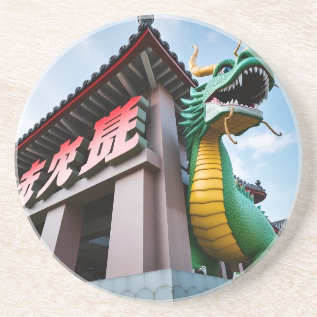 Posavasos Dragón Imperial Chino (Frente)