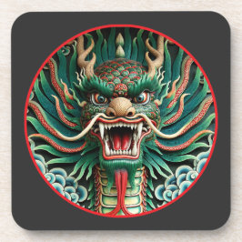 Posavasos Dragón japonés y tradiciones Shinto-Budistas