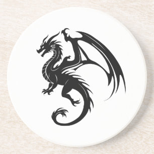 Posavasos Dragón negro