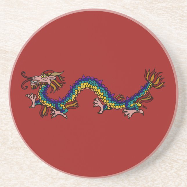 Posavasos Dragón oriental (Frente)