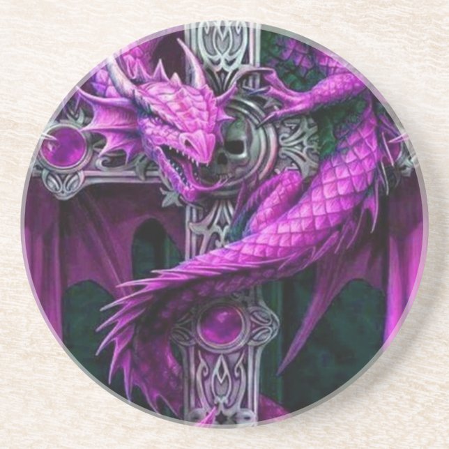 Posavasos Dragón púrpura (Frente)