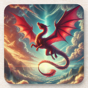 Posavasos Dragón Rojo