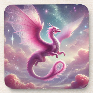 Posavasos Dragón rosa