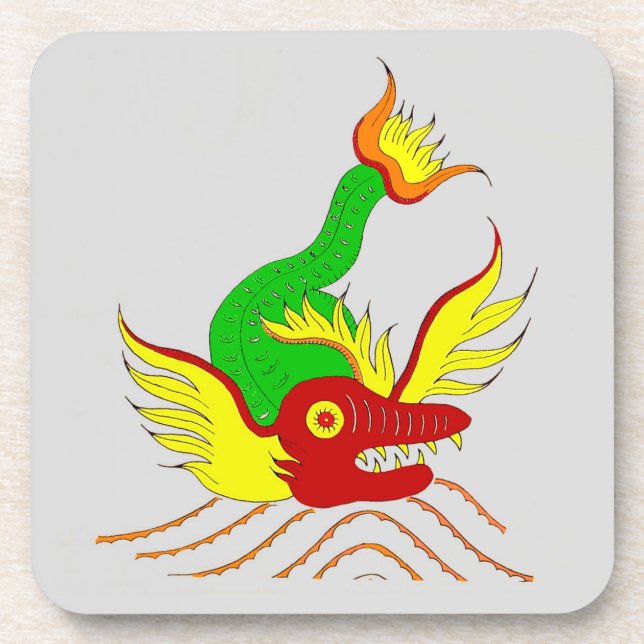 Posavasos dragón temible (Frente)