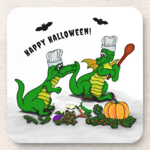 Posavasos Dragones - ¡Feliz Halloween! Hoy cocinaré