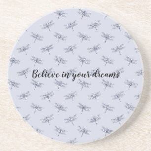 Posavasos Dragonflies, Purpurina de Lavanda Púrpura