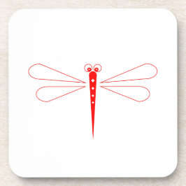 Posavasos Dragonfly - Astras de plástico duro - conjunto de