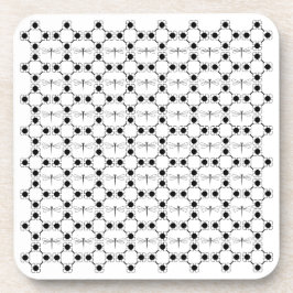 Posavasos Dragonfly - Cáscaras blancas de plástico duro - co