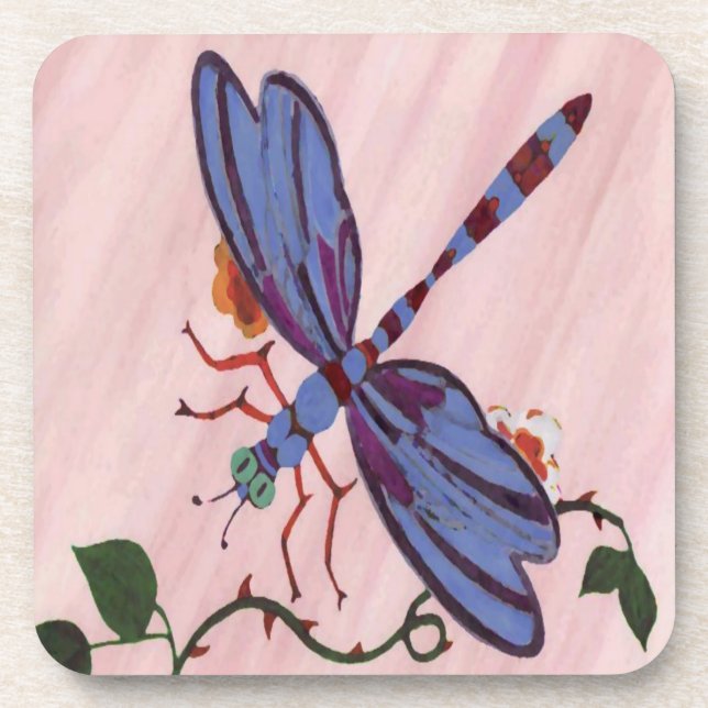 Posavasos Dragonfly Cork Coaster (Frente)