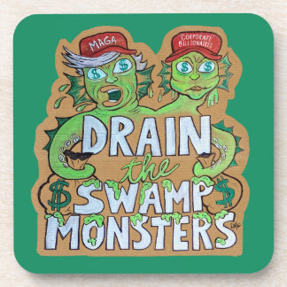 Posavasos Drain the Swamp Monsters Coaster Set