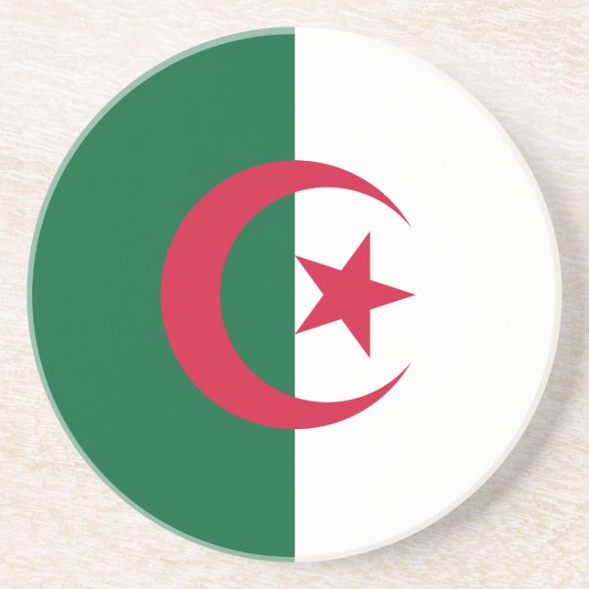 Posavasos Drapeau Algérie (Frente)