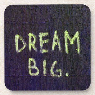 Posavasos Dream Big Chalk Motivation Inspirador