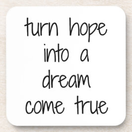 Posavasos Dream Come True Hard Plastic Coaster