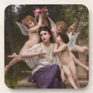 Posavasos Dream of Spring, Rêve de Printemps by Bouguereau