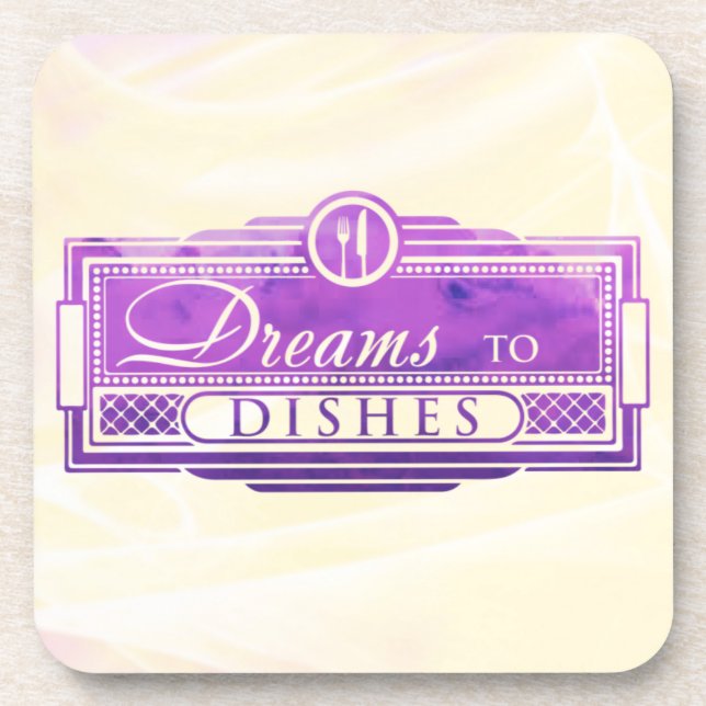 Posavasos Dreams to Dishes Coasters (conjunto de 6) (Frente)