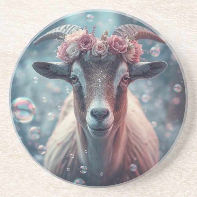 Posavasos Dreamy Goat Art (Frente)