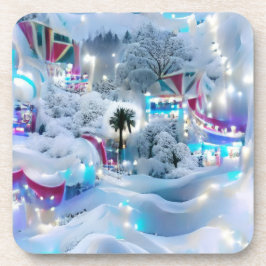 Posavasos Dreamy Winter Wonderland Lights