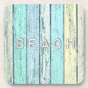Posavasos Driftwood rústico de la playa