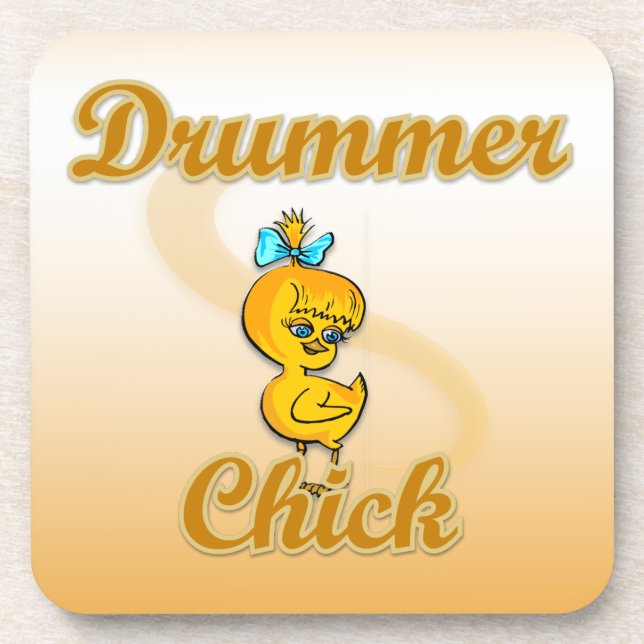 Posavasos Drummer Chick (Frente)