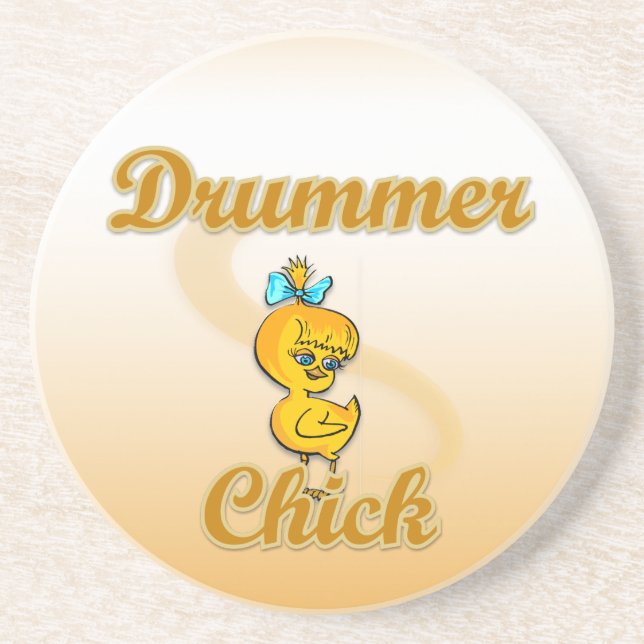 Posavasos Drummer Chick (Frente)