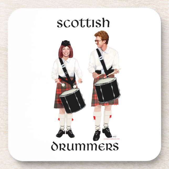 Posavasos Drummers de Escocia (Frente)