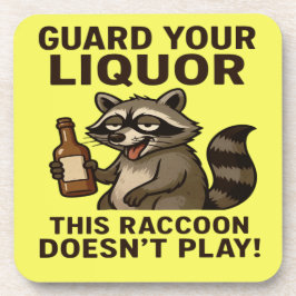 Posavasos Drunk Raccoon
