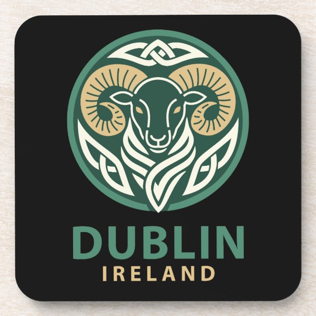 Posavasos Dublín Irlanda Europa (Frente)