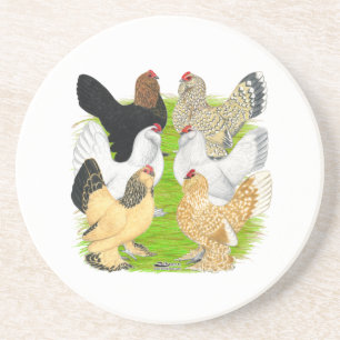 Posavasos D'Uccles seis gallinas